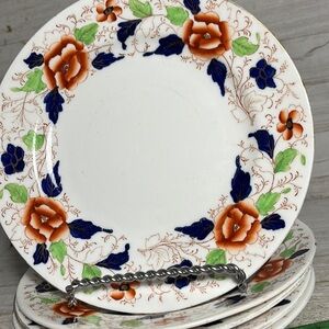Doric China Co  Floral Plate 5 plates 8 inch Fenton Pattern
